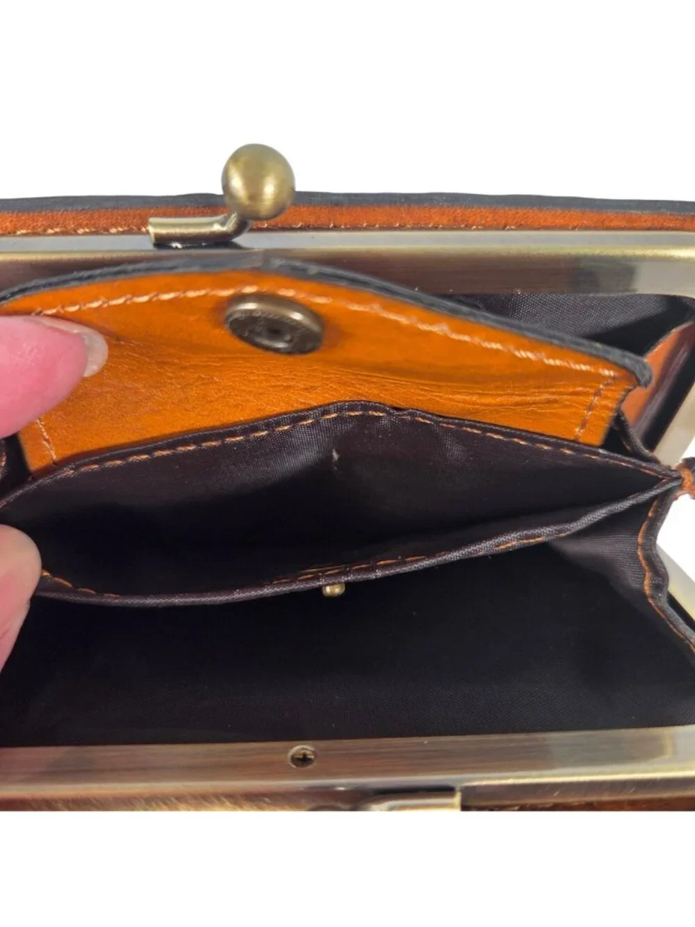 Patricia Nash Burnished Leather Embossed Iberia Wallet W/ RFID Protection